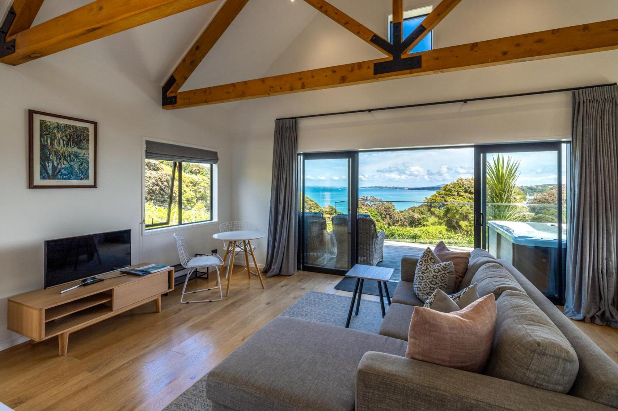 The Guest House At Te Whau Retreat - Stay Waiheke Omiha Exteriör bild
